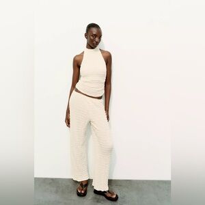 Zara Off-White Textured Set
